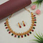 Royal Gemstone Temple Jewellery Set